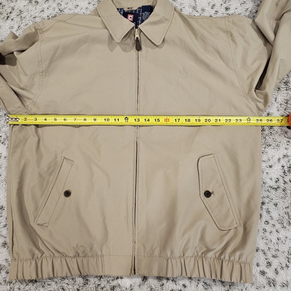 NWT Chaps Tan Lightweight Jacket - Picture 6 of 9